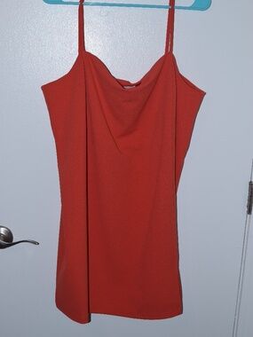 H&M Sunset Orange Short Dress Size XL